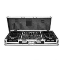 Caja de aluminio para DJ con plato giratorio